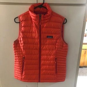 Pink Patagonia puffer down vest